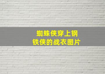 蜘蛛侠穿上钢铁侠的战衣图片