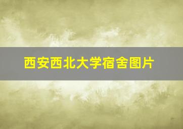 西安西北大学宿舍图片