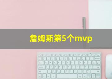 詹姆斯第5个mvp