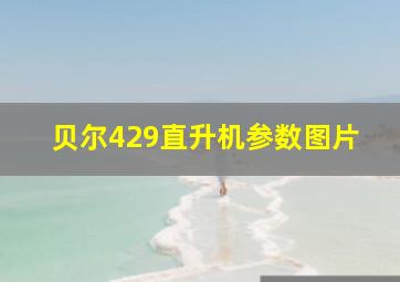 贝尔429直升机参数图片