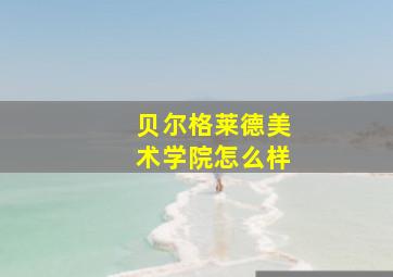 贝尔格莱德美术学院怎么样