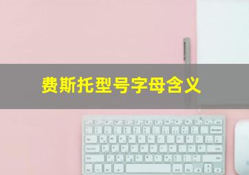 费斯托型号字母含义