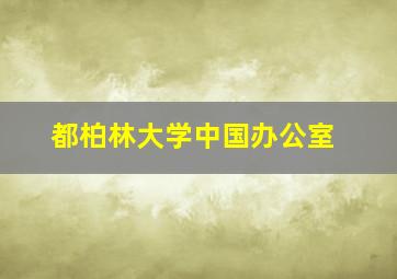 都柏林大学中国办公室