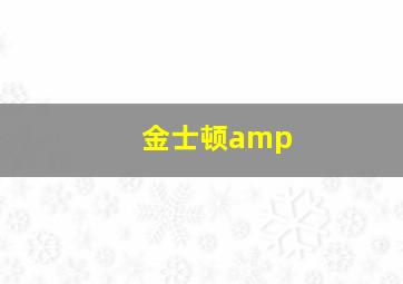 金士顿amp