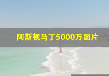 阿斯顿马丁5000万图片