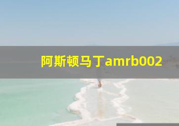 阿斯顿马丁amrb002