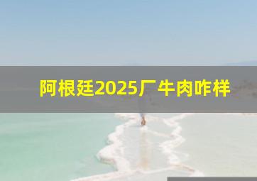 阿根廷2025厂牛肉咋样