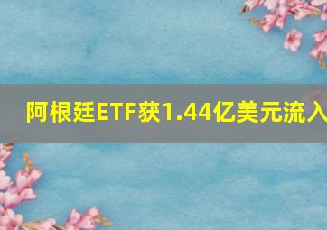 阿根廷ETF获1.44亿美元流入