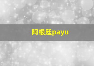 阿根廷payu