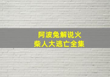 阿波兔解说火柴人大逃亡全集