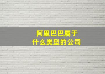 阿里巴巴属于什么类型的公司