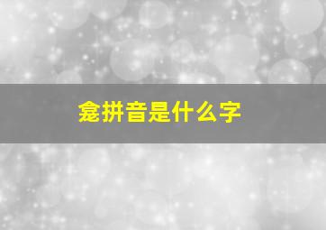 龛拼音是什么字