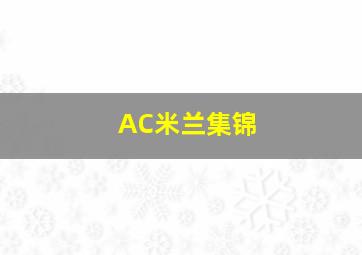 AC米兰集锦