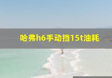 哈弗h6手动挡15t油耗