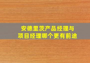 安德里茨产品经理与项目经理哪个更有前途